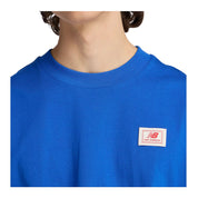 New Balance Woven Label T-Shirt Men's Shirts & Tops - Blue