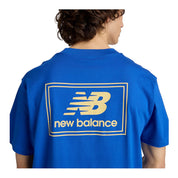 New Balance Woven Label T-Shirt Men's Shirts & Tops - Blue
