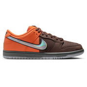 Nike SB Muni Fast Pass Dunk Low Pro Shoes - Safety Orange/Wolf Grey/Baroque Brown
