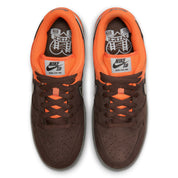 Nike SB Muni Fast Pass Dunk Low Pro Shoes - Safety Orange/Wolf Grey/Baroque Brown