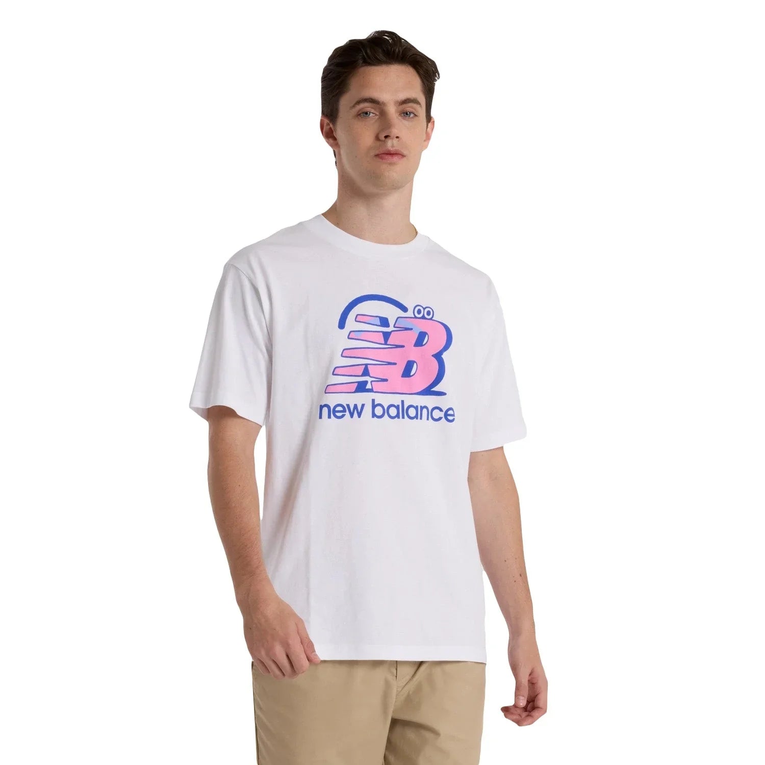 NEW BALNCE Men X FACE OKA SMILE T SHIRT