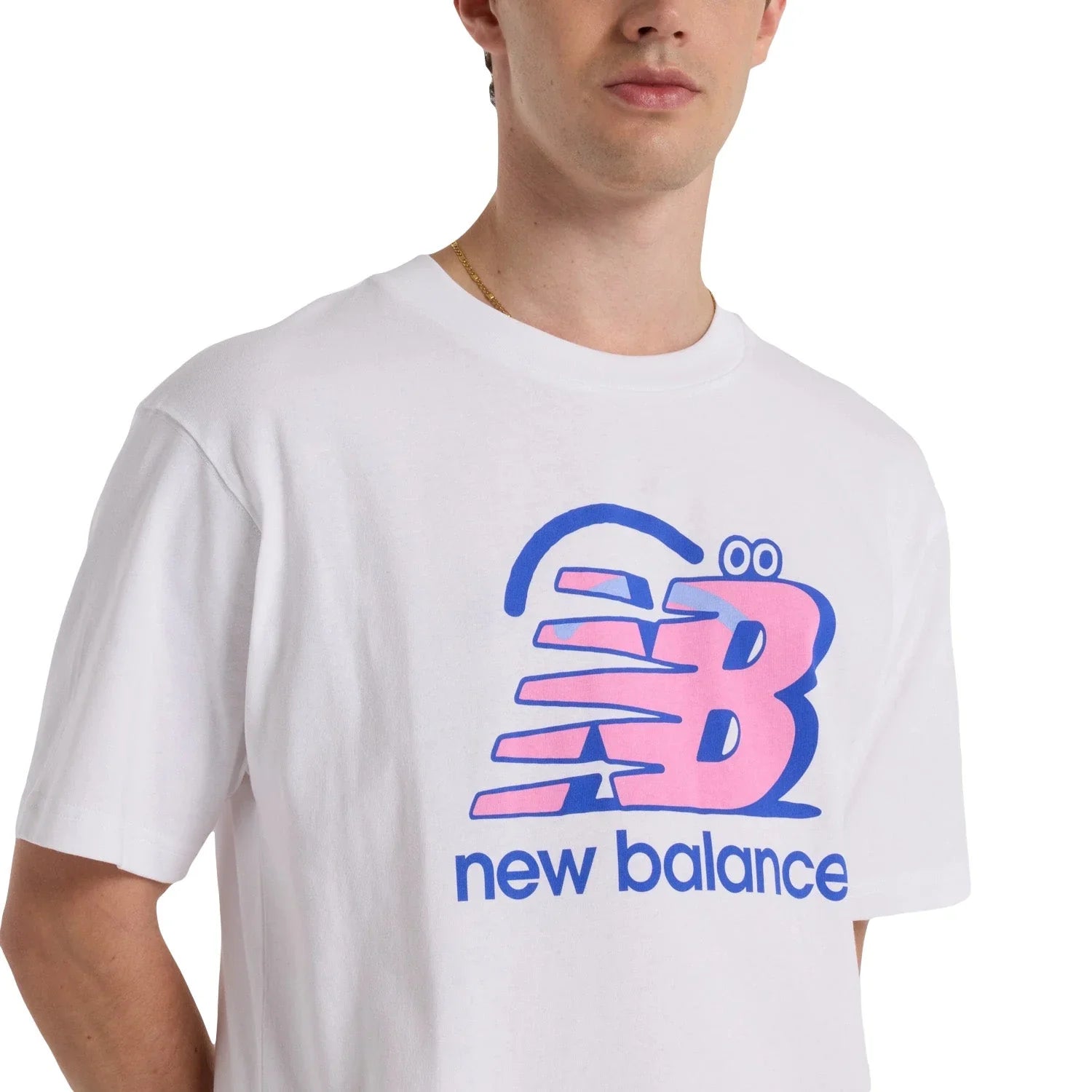 NEW BALNCE Men X FACE OKA SMILE T SHIRT