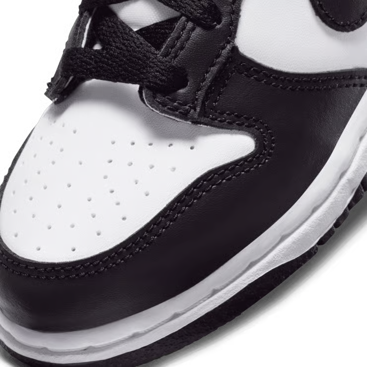 Little Kid's Nike Dunk Low Panda White/White/Black CW1588-100