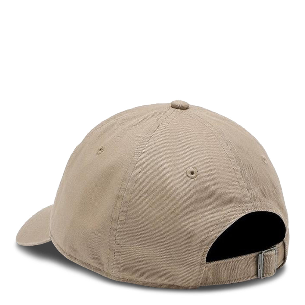 Unisex Nike Club Unstructured Futura Wash Cap - Lt Khaki/White