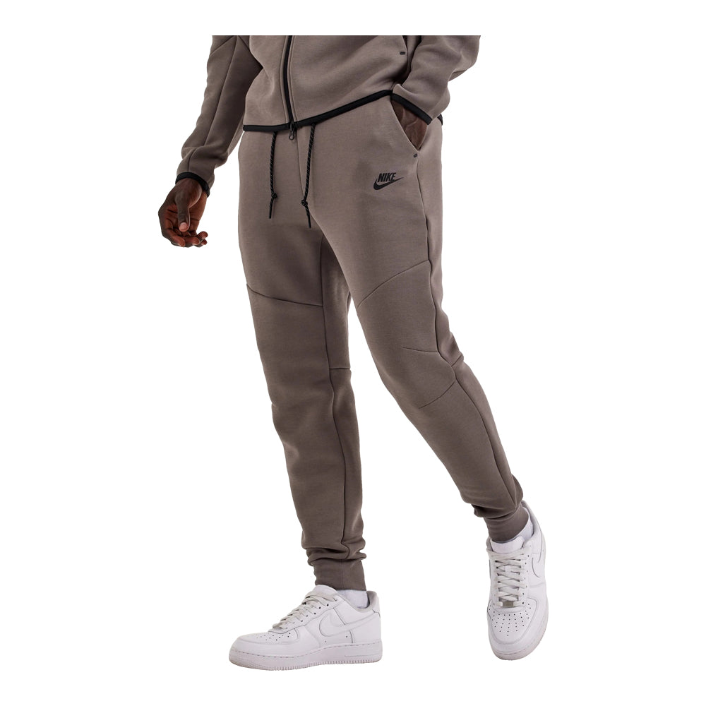 Men's Nike Tech Fleece Joggers - Cave Stone/Black