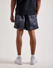 Men's Nike Club Flow Woven Shorts - Black/White