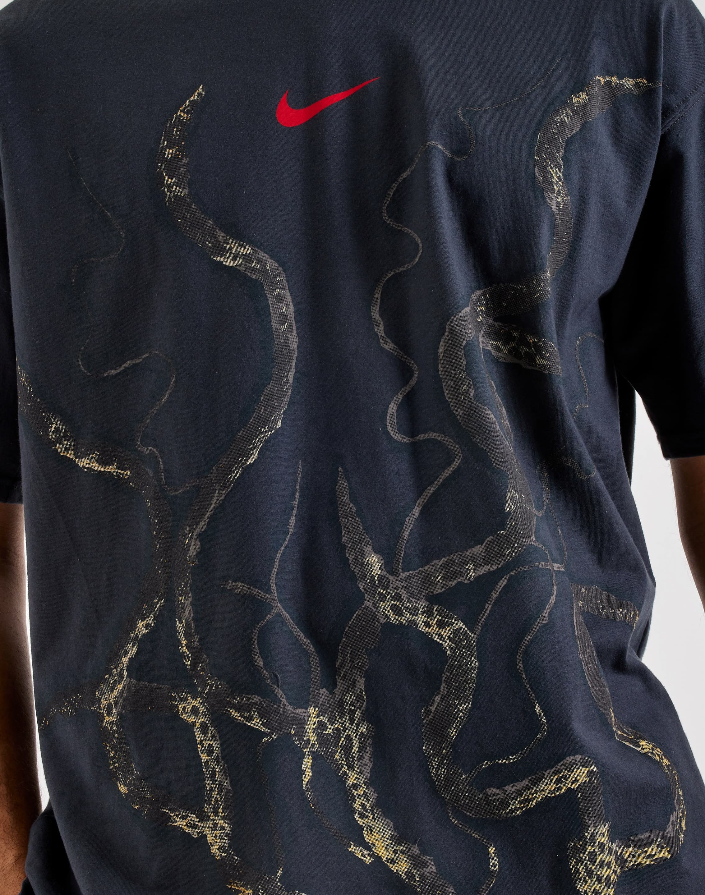 Men's Nike Sportswear Stranger Things Max90 T-Shirt - Off Noir/University Red