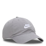 Unisex Nike Club Unstructured Futura Wash Cap- Particle Grey/White