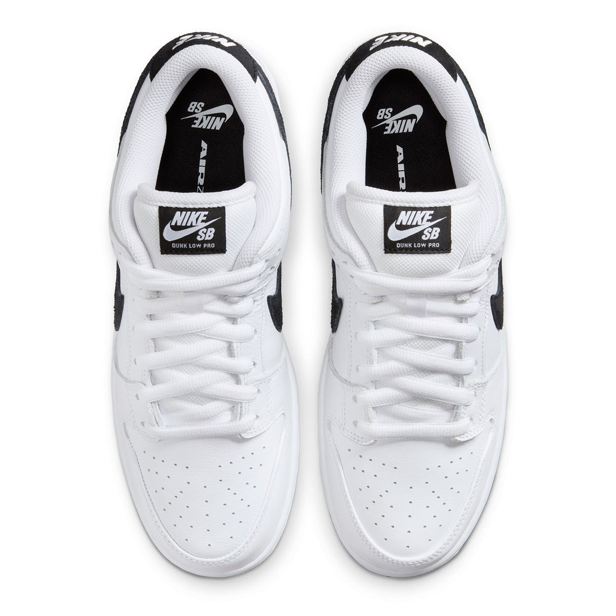 Nike SB Dunk Low Pro Shoes - White/Black/White/Black