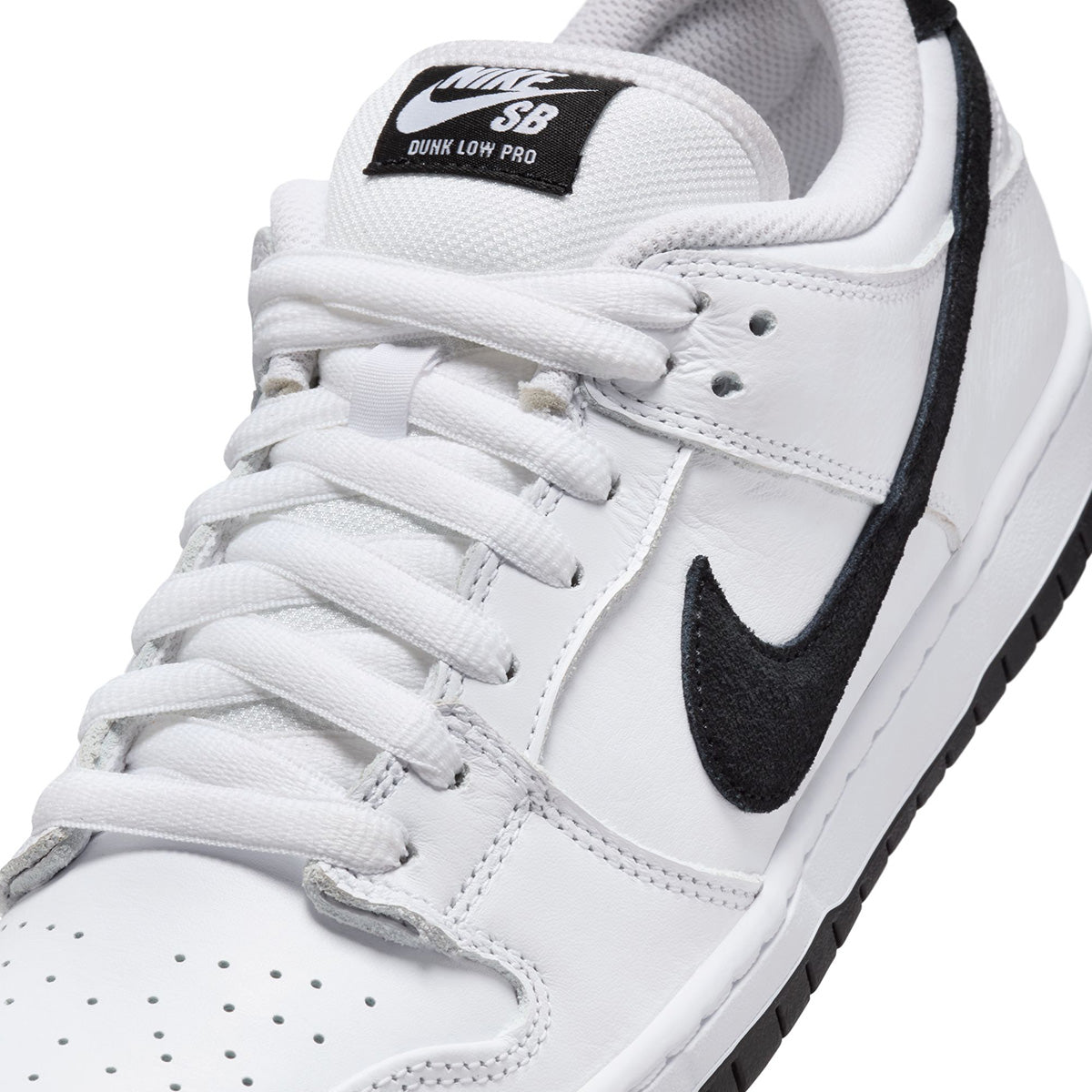 Nike SB Dunk Low Pro Shoes - White/Black/White/Black