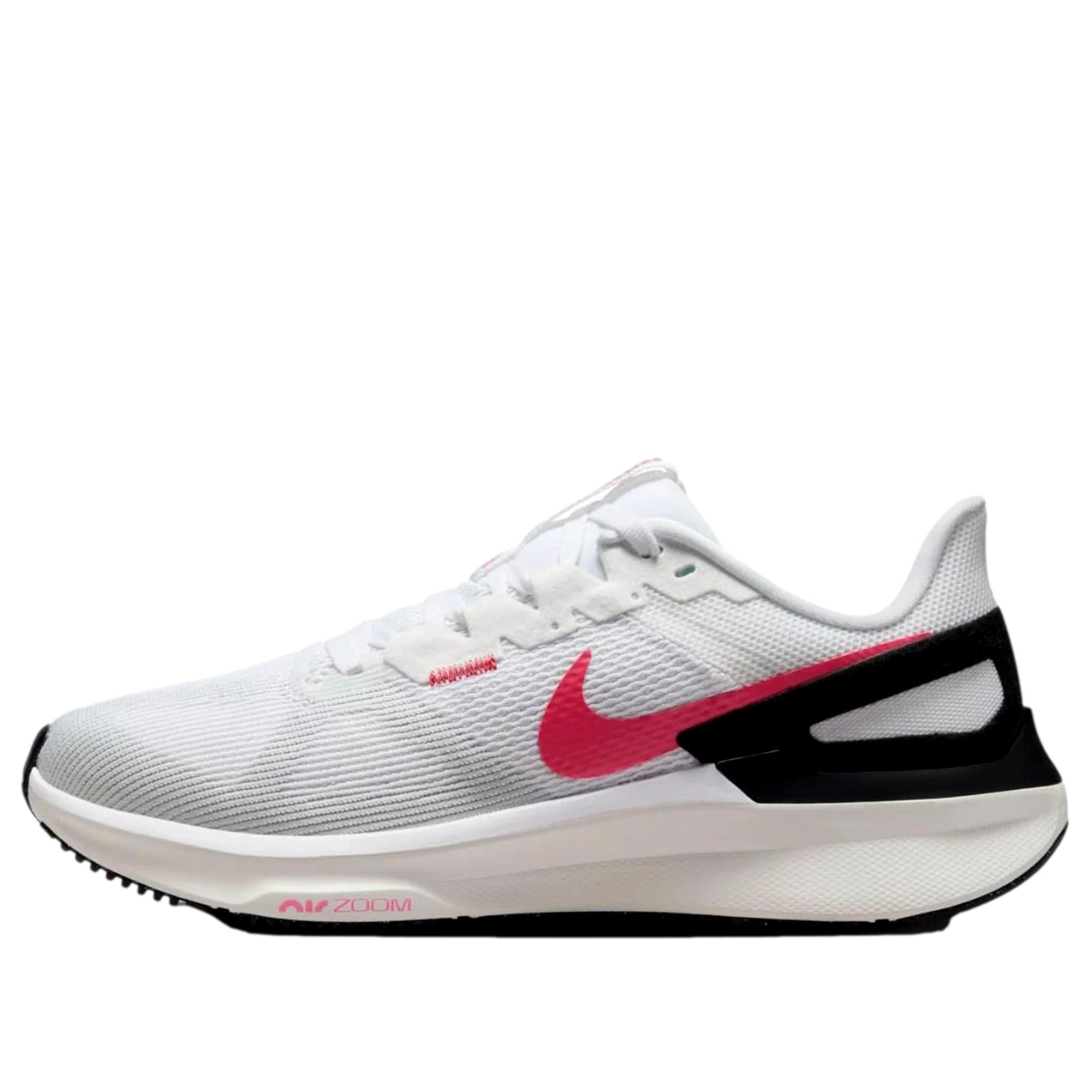 Nike Air Zoom Structure 25 White / Black - Aster Pink  DJ7884-106 Women's