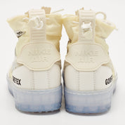 Nike - Air White Leather And Nylon Force 1 Gore Tex High Winter Gtx Phantom Sneakers