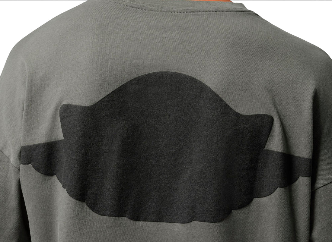 Men's Air Jordan Wings Long Sleeve T-Shirt - River Rock