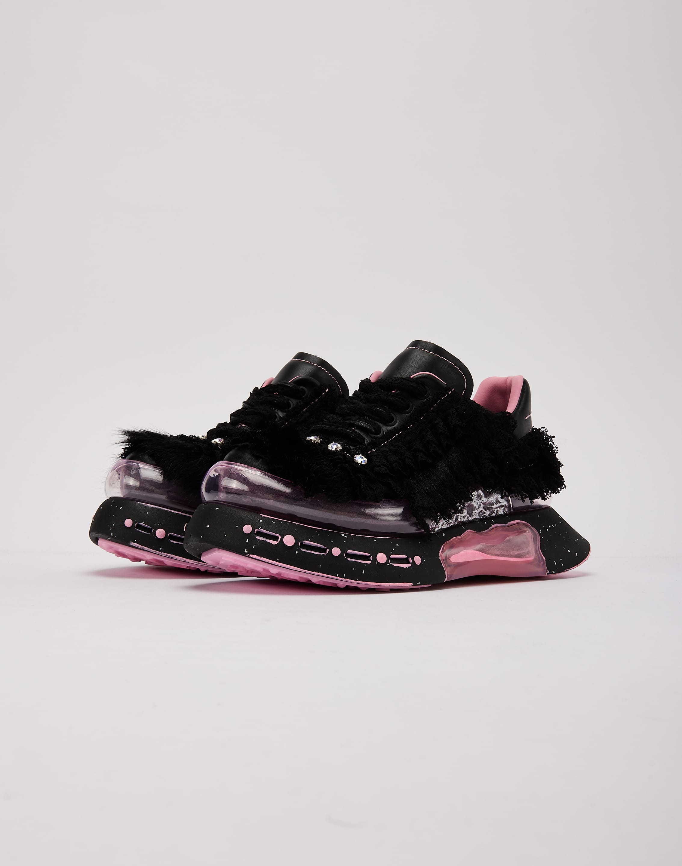 OOG Pony Hair Platform Sneaker