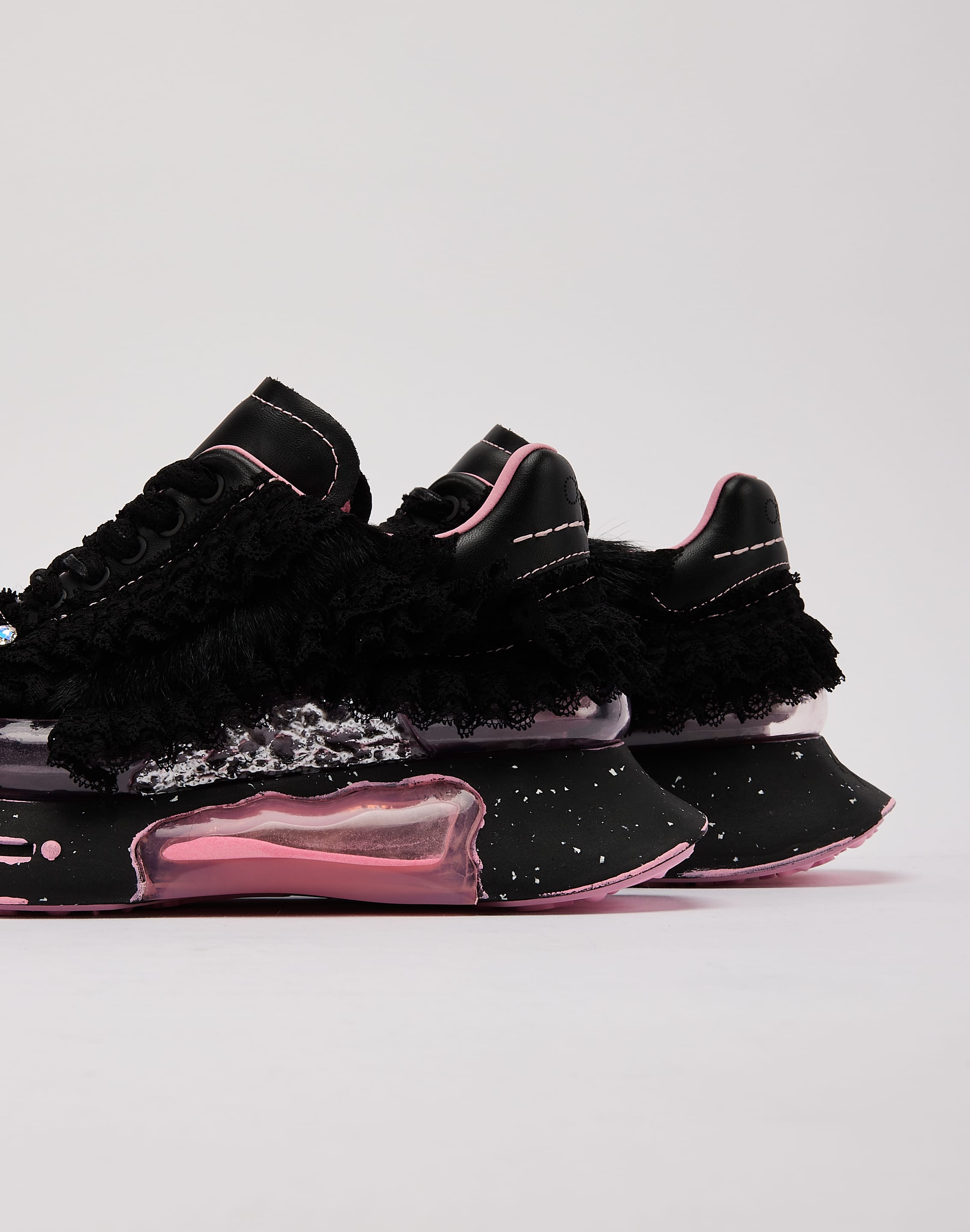 OOG Pony Hair Platform Sneaker