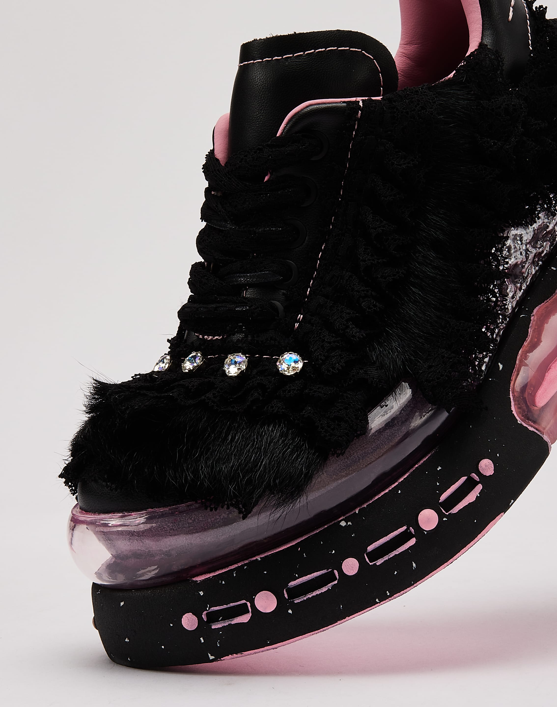 OOG Pony Hair Platform Sneaker