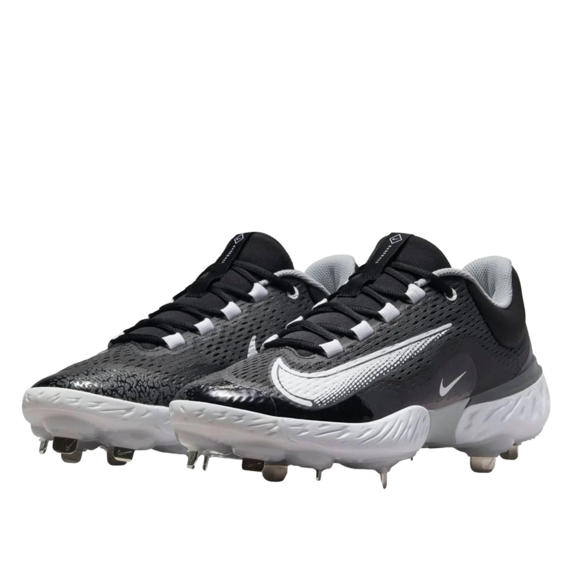 Nike Alpha Huarache Elite 4 Low Black / White - Dark Smoke Grey  DJ6521-011 Men's