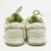 Nike Green/white Cotton Blend Dunk Low Se Cc "fleece Pack Sneakers