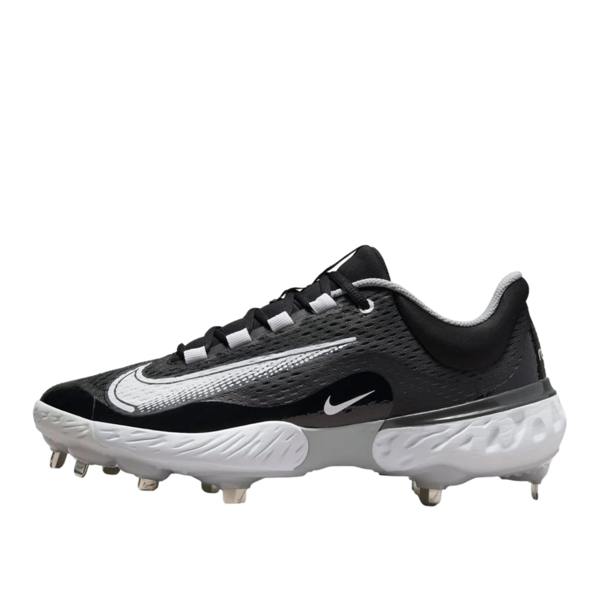 Nike Alpha Huarache Elite 4 Low Black / White - Dark Smoke Grey  DJ6521-011 Men's