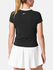 Women's Nike Sportswear Fall Club Chill Knit Top Black/White IH7802-010
