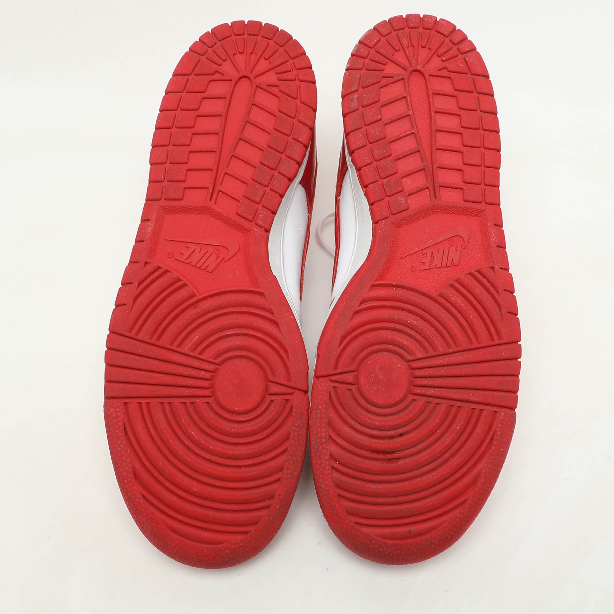 Nike University Red/white Leather Sp St. John's Dunk Low Sneakers