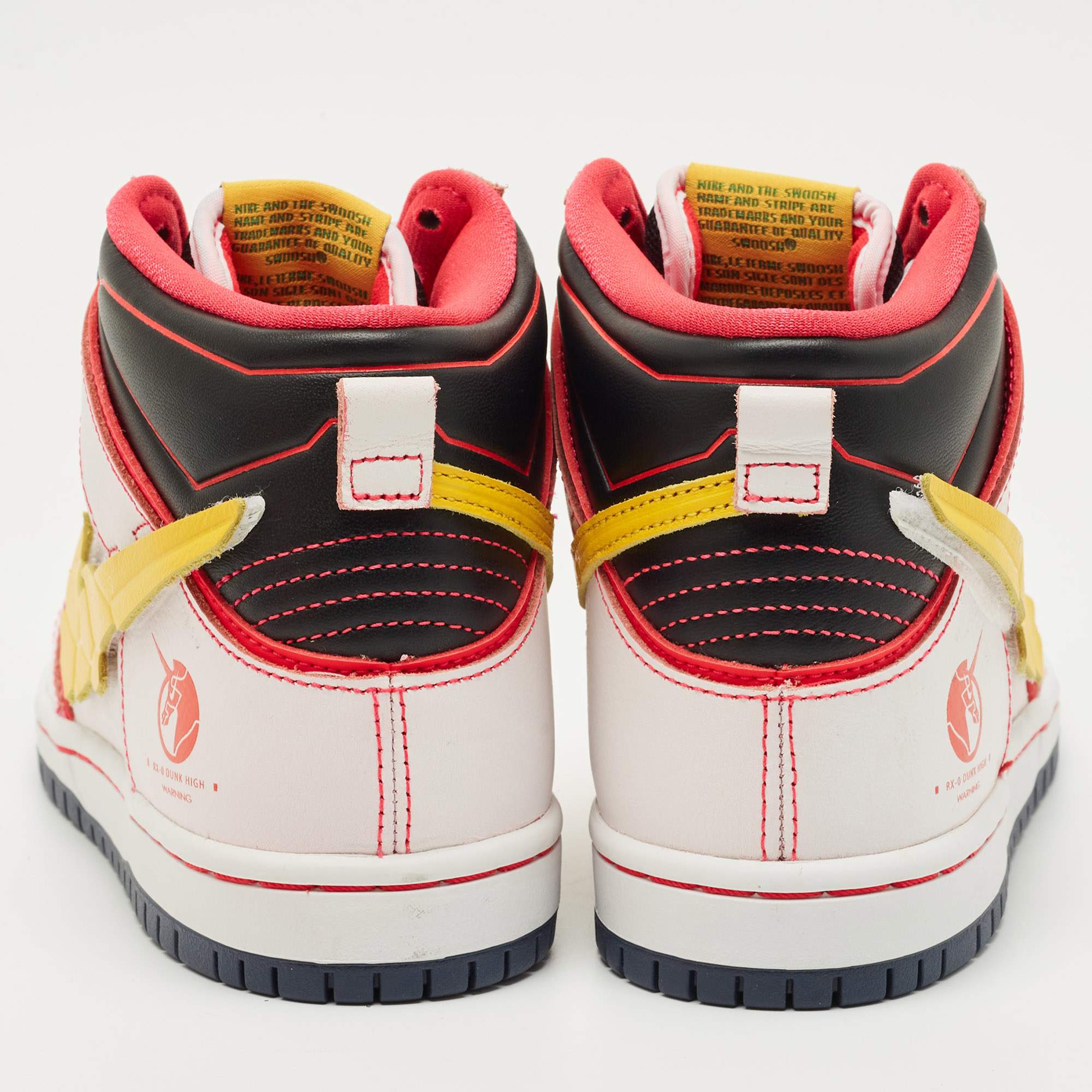 Nike Multicolor Leather Sb Dunk High Rx-0 Unicorn Gundam Sneakers