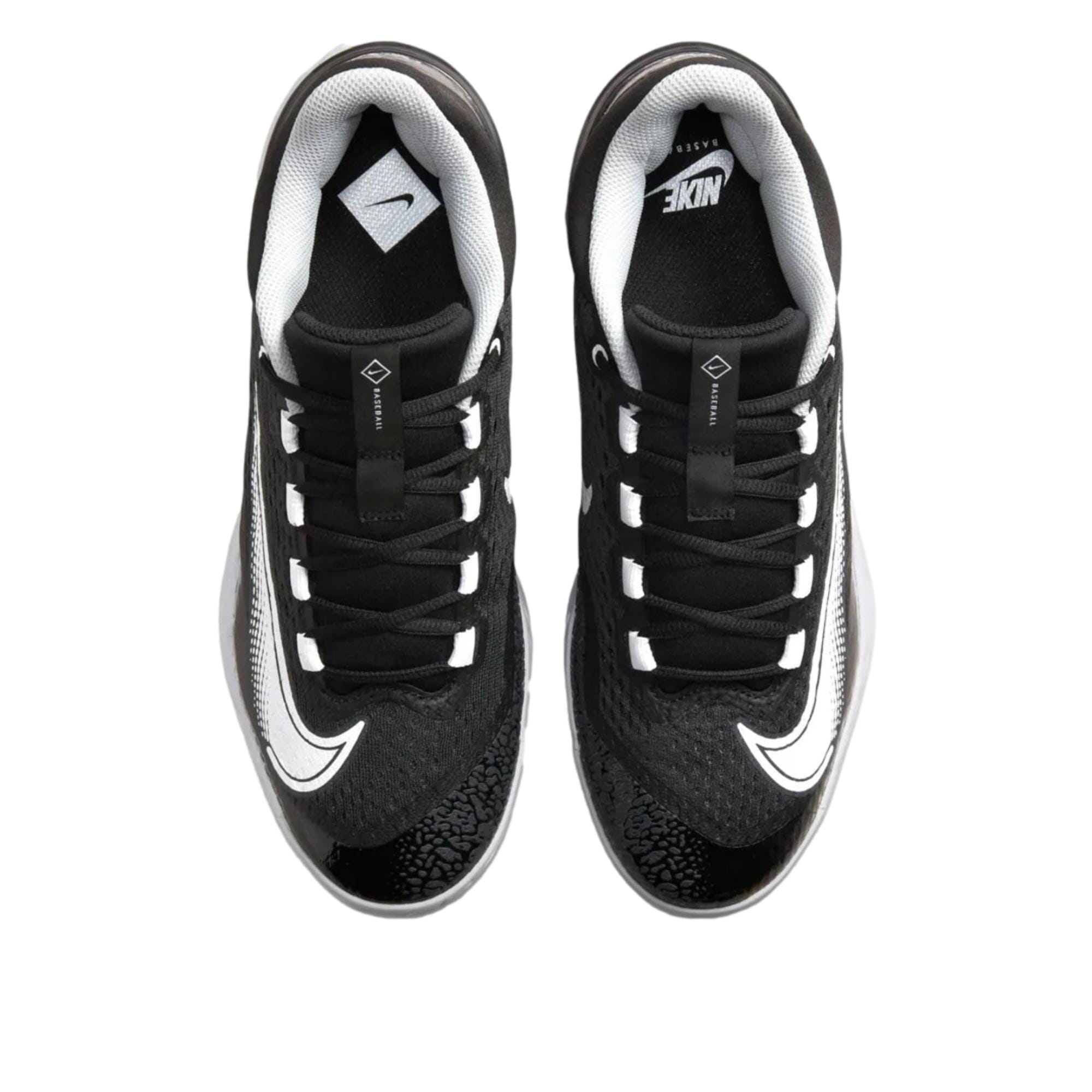 Nike Alpha Huarache Elite 4 Low Black / White - Dark Smoke Grey  DJ6521-011 Men's