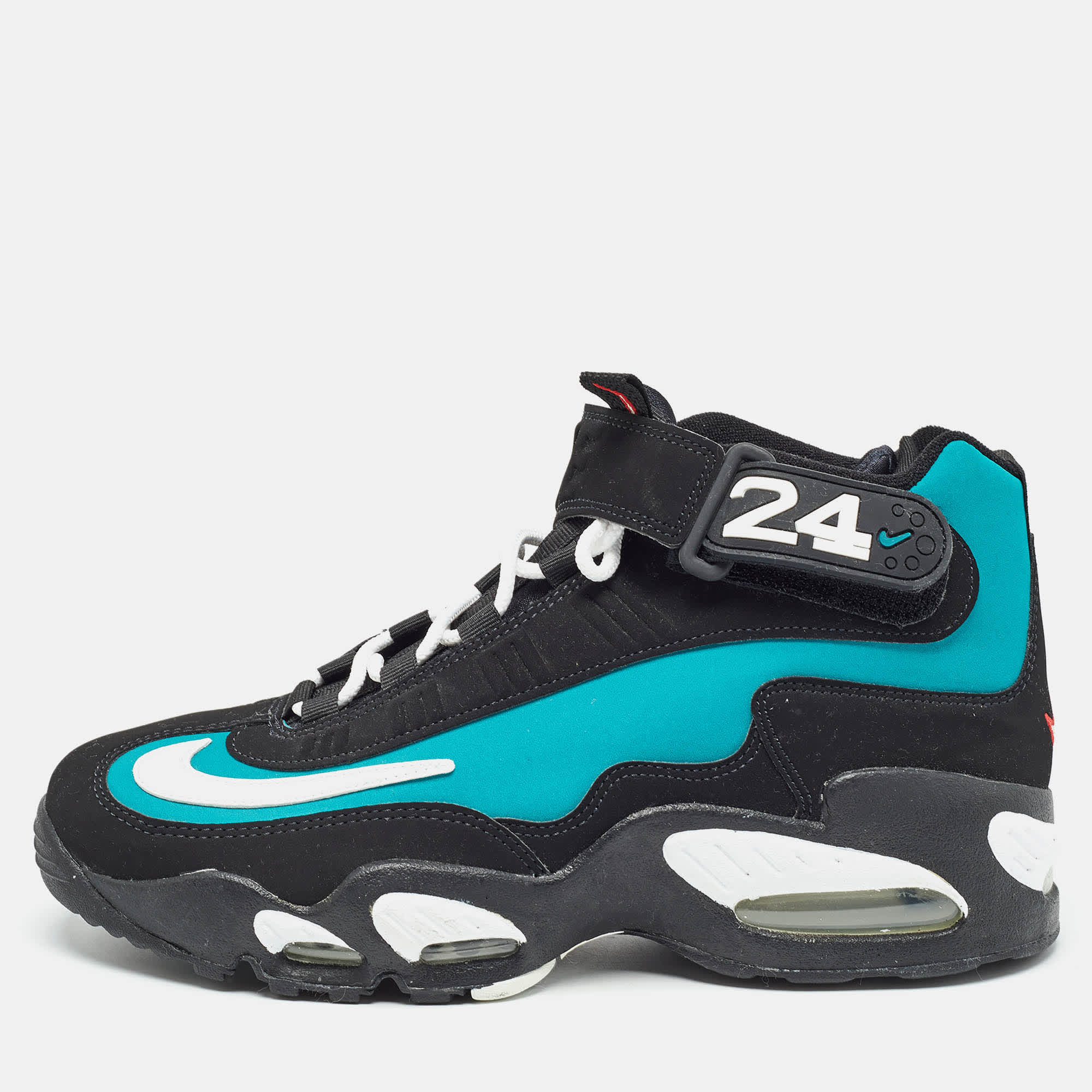 Nike Air Black/green Nubuck Griffey Max 1 Sneakers