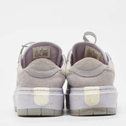 Air Jordans Grey/white Suede Elevate Air Jordan 1 Low Top Sneakers