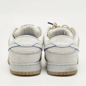 Nike Grey Nubuck Leather Dunk Low Wolf Grey Pure Platinum Sneakers