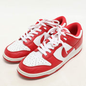 Nike University Red/white Leather Sp St. John's Dunk Low Sneakers