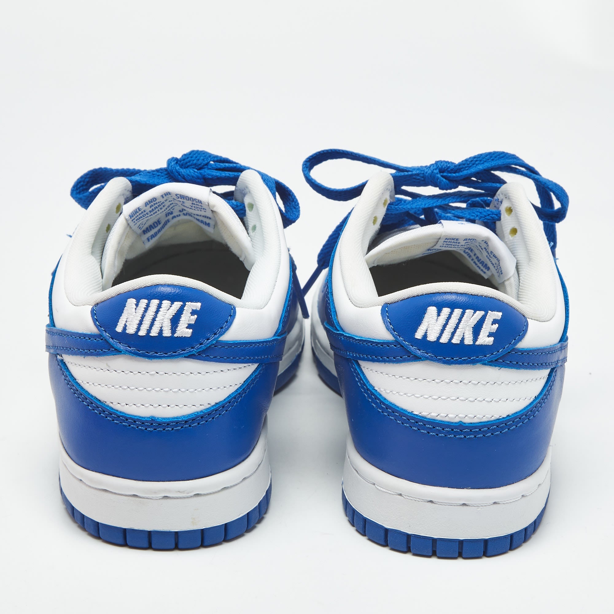 Nike Blue/white Leather Dunk Low Sp Kentucky Sneakers