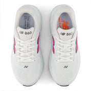 Women's Fresh Foam X 860 v15 (1LO - NB 103 White/Pink Heat/Glint Blue)