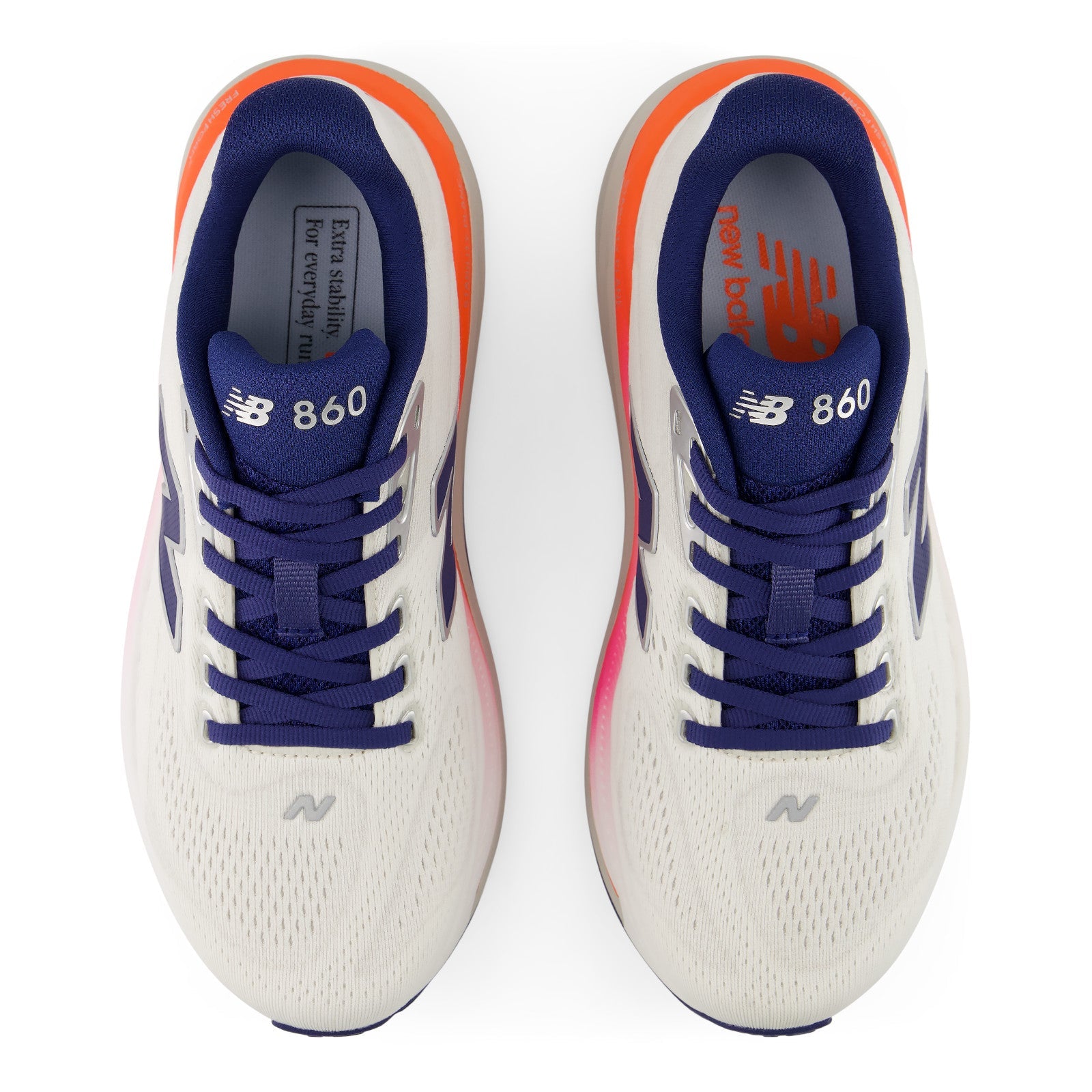 Women's Fresh Foam X 860 v15 WIDE (2JM - Sea Salt/Blue Oyster)