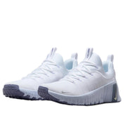 Nike Free Metcon 6 White / Metallic Silver  FJ7126-110 Women's