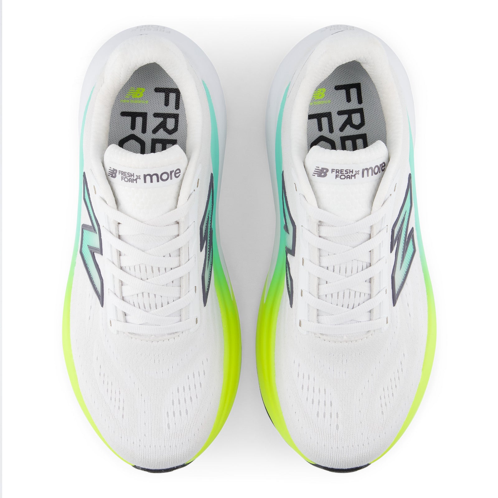 Women's Fresh Foam X More v6 (20S - White/Bright Mint)