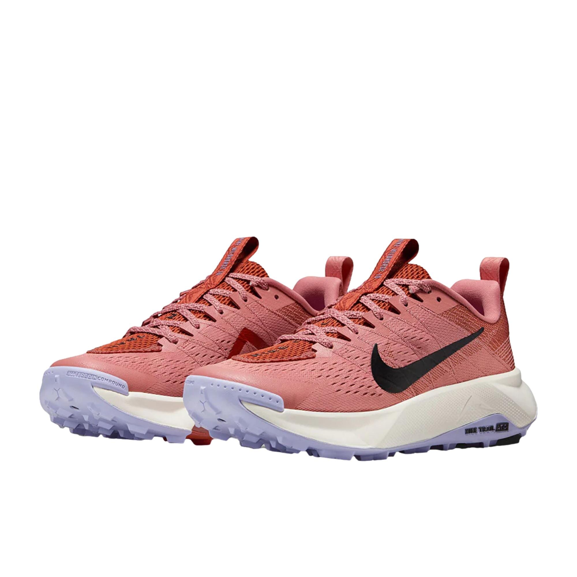 Nike Reactx Wildhorse 10 Red Stardust / Black - Lilac Ice  FV2337-600 Women's