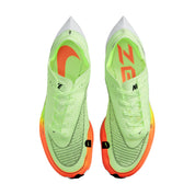 Nike ZoomX Vaporfly Next% 2 Barely Volt / Black - Hyper Orange  CU4111-700 Men's